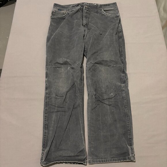 Kuhl Pants 40x34 40x33 RYDR Black Straight Leg High Rise Faded Outdoor Casual - Picture 1 of 9